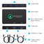 USB 3.0 4-Port Switcher Adapter for Computer Peripherals