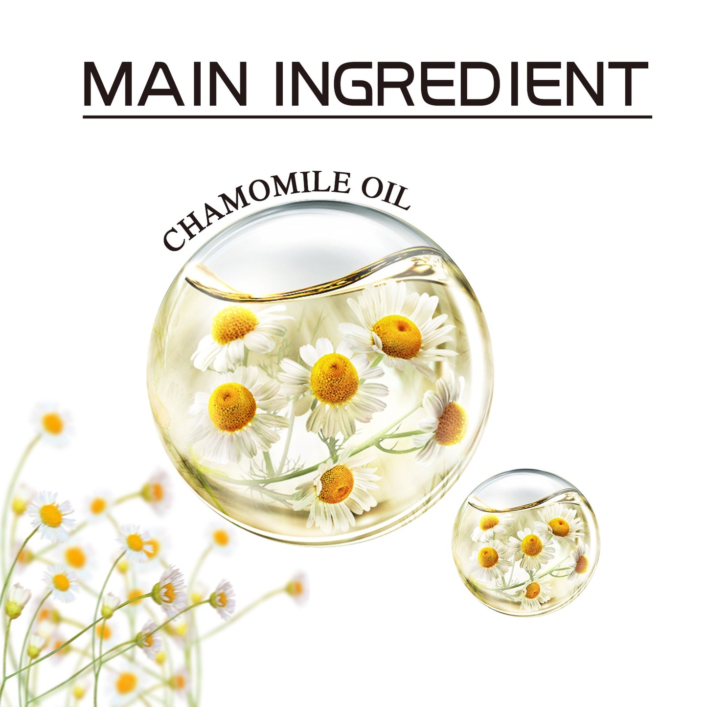 Chamomile Leg Essential Oil for Skin Care and Relaxation