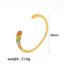 Colorful zirconium full diamond high-end fashion stainless steel casting bracelet bracelet bracelet accessories - Korvel