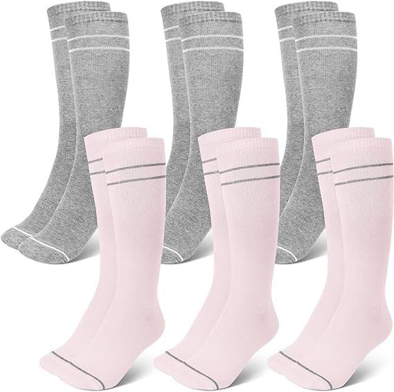 Pregnant women's elastic compression socks mid length calf socks pressure socks women's jump rope elastic cycling socks - Korvel