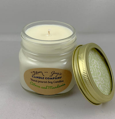 Citron and Mandarin Soy Candle – Bright & Citrus Scent | Mam Jam’s - Korvel