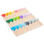 Colorful sensory integration wooden insert board, hands-on and brainpower color discrimination teaching aids, children's wooden toys - Korvel
