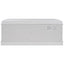TREXM Storage Bench with Adjustable Doors and Padded Shoe Stand