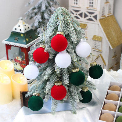 Elegant 6cm Christmas Ball Ornaments - Set of 12