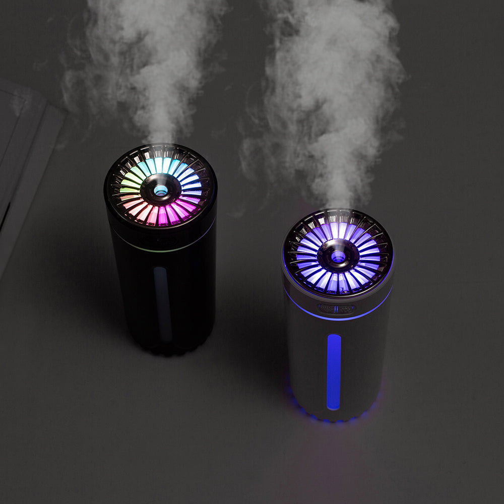 Humidificador de Aromaterapia Portátil USB para Coche con Luz Nocturna