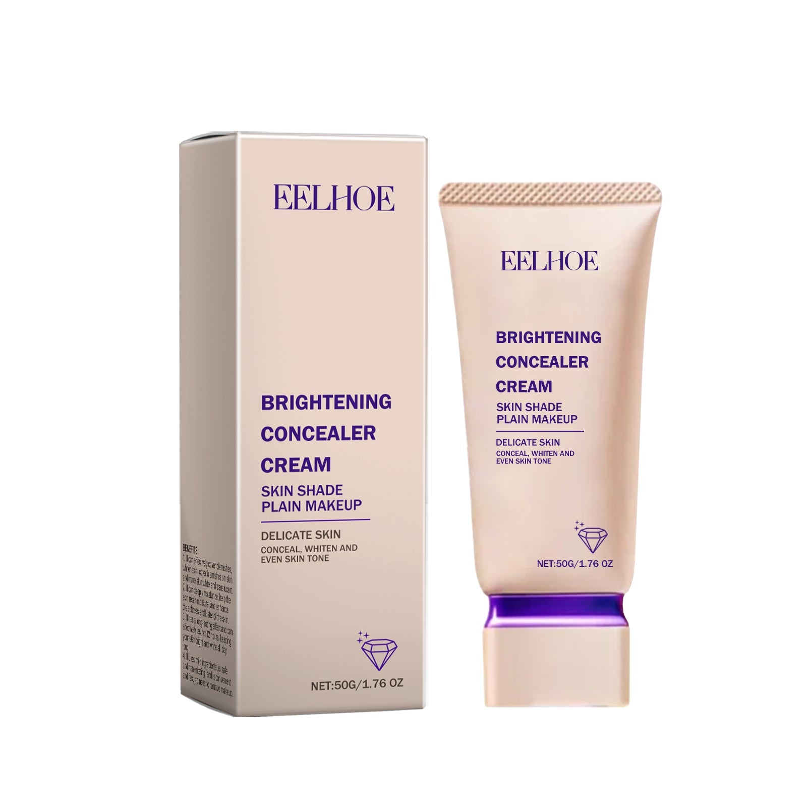Concealer Brightening Cream, Light And Delicate Texture To Create A Natural Concealer Effect Fresh Naked Makeup - Korvel