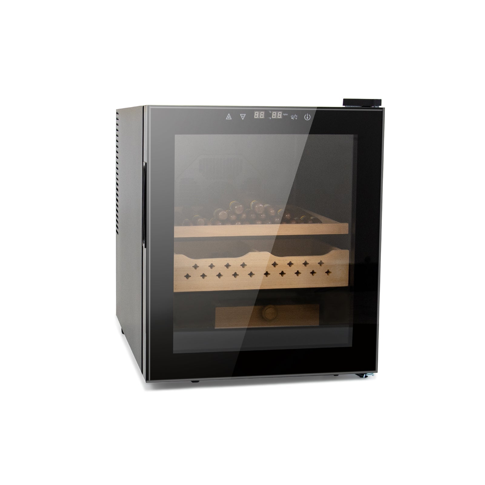 50L Cigar Humidors with 3-IN-1 Cooling, Heating & Humidity Control, 250 Counts Capacity Cigar Humidor Humidifiers with Constant Temperature Controller - Korvel