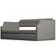 Upholstered Daybed with Trundle, Wood Slat Support,Upholstered Frame Sofa Bed   Twin Gray - Korvel