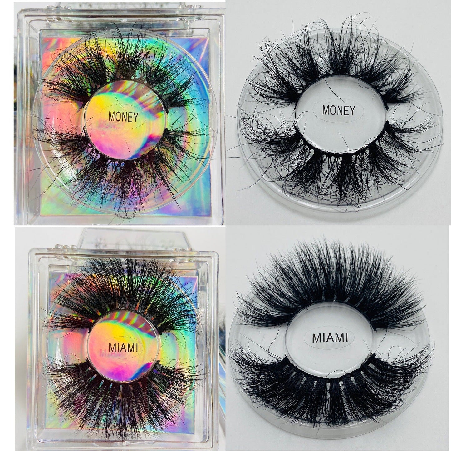 Fluffy 8D Mink Eyelashes - 25mm Long & Thick