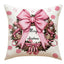 Christmas Pillow Cover - Santa Claus & Snowman Design