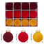 Elegant 6cm Christmas Ball Ornaments - Set of 12