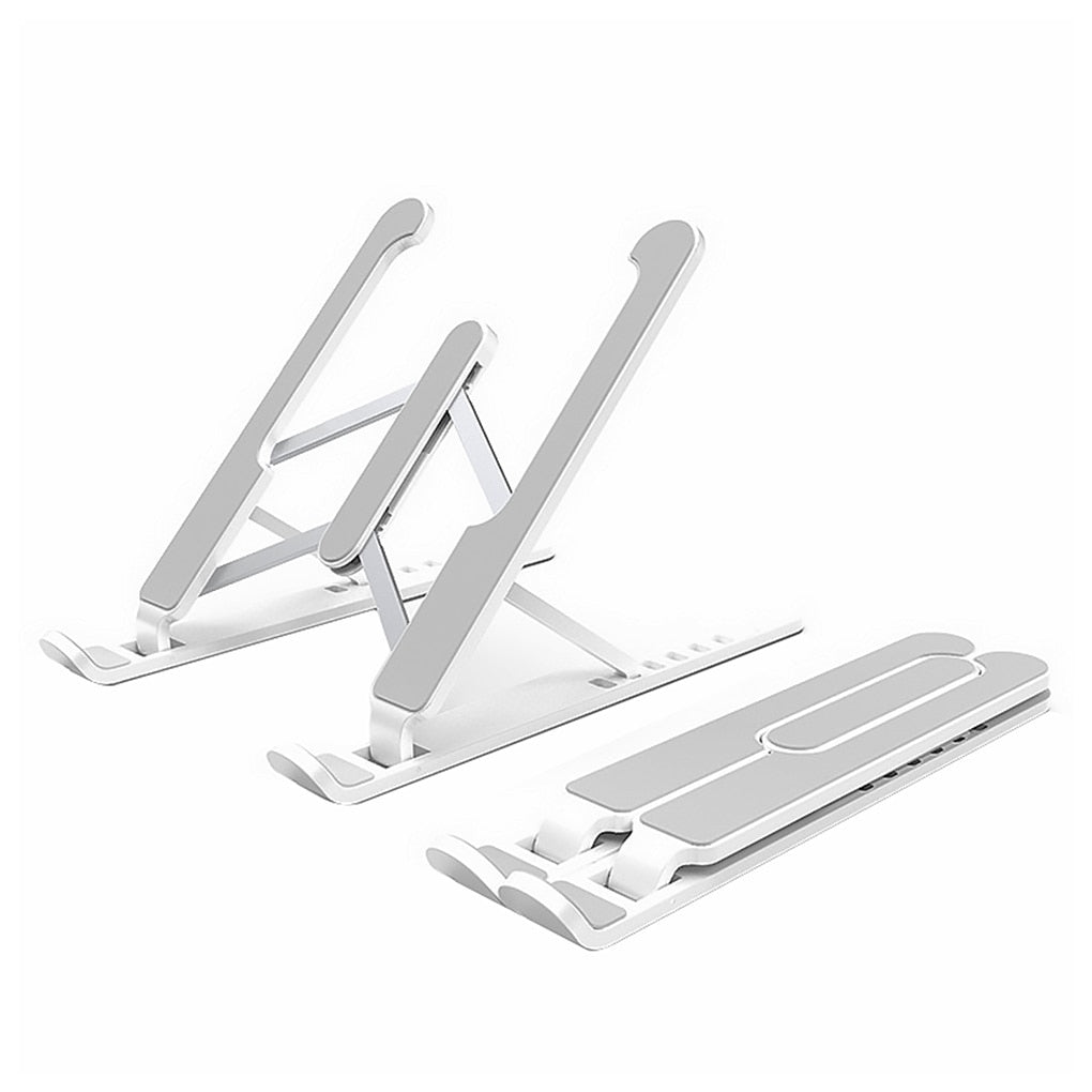 Portable Laptop Stand Foldable Height Adjustable Support Base Computer Cooling Stand Hollow Design Laptop Holder - Korvel
