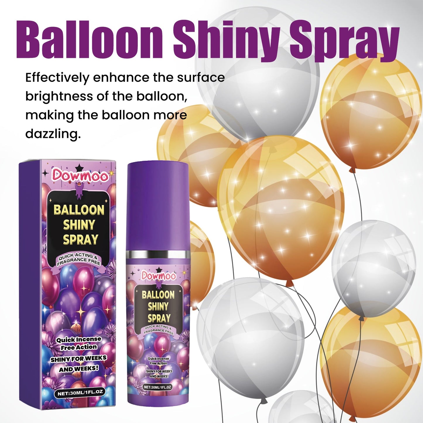 Balloon Atmosphere Gloss Spray for Lasting Shine