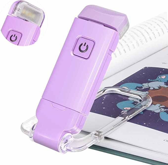 USB Mini Eye Protection Folding Book Clip Light Portable Reading Light Simple Eye Protection Reading Light for Students - Korvel