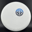 Nerve Muse - UV Reactive Disc Golf Putter - White with Mini TSA Stamp