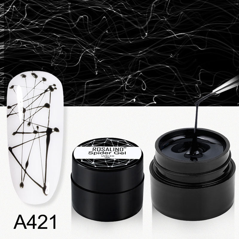 ROSALIND Gel Spider Line Nail Art Polish - 5ml