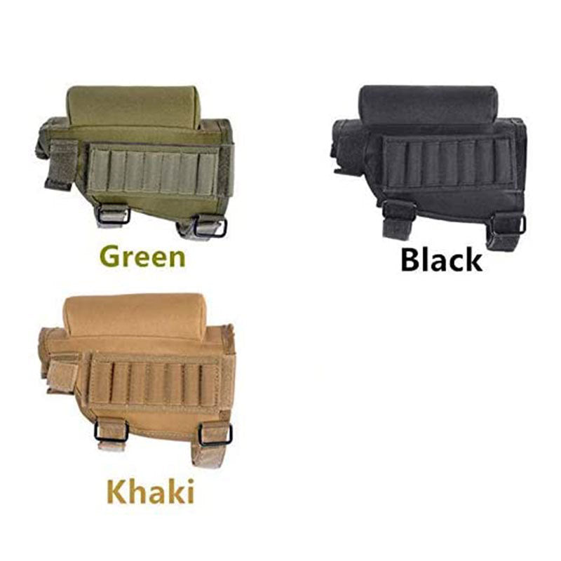 Outdoor Tactical Cheek Bag Bullet Bag Accessory Bag 98K CS Military Fan Two-In-One Bullet Bag Portable Gun Stock Bag - Korvel