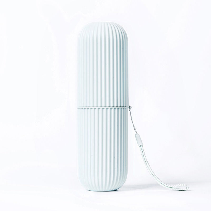 Plastic toothbrush box portable toothbrush cup brushing teeth mouthwash cup and dental cylinder - Korvel