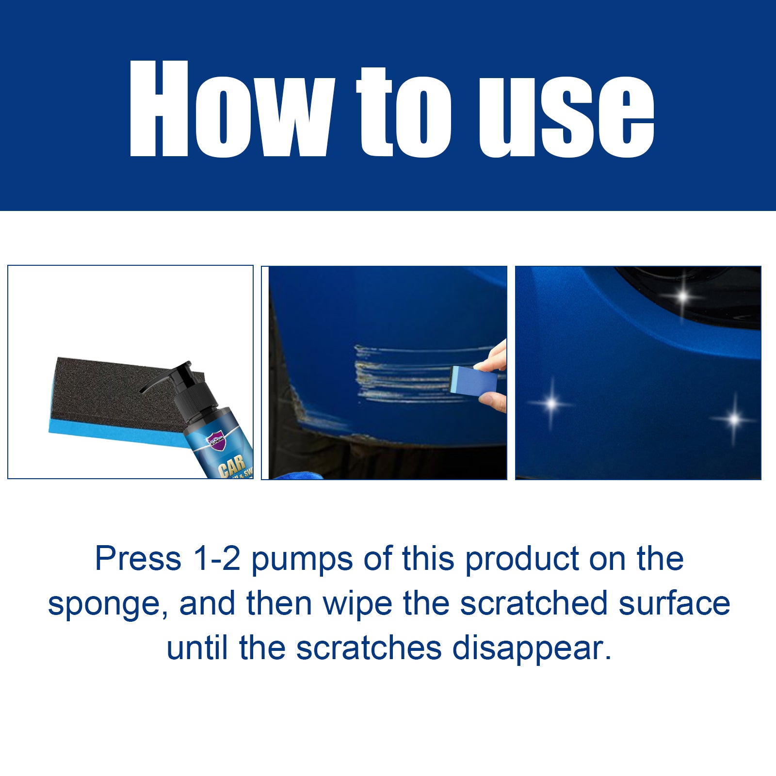 Car Scratch & Swirl Remover, Car Polishing Scratch Repair Paint Curing Renovation Touch-Up Detailer - Korvel