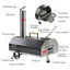 Semi-Automatic Black 12 Outdoor Pizza Oven Portable Wood Fired Pizza Oven Outdoor - Korvel