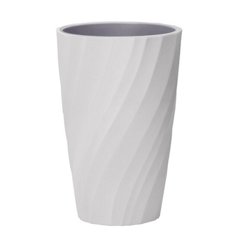 4 Colors Toothbrush Cup Threaded Double-Layer Tumblers Unbreakable Cups For Kids Bathroom Cup Toothbrush Mouthwash cup - Korvel