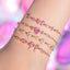 Ins Style Cute Sweet Bracelet Love Zircon Butterfly Festival Bracelet Women's Valentine's Day Gift Jewelry - Korvel