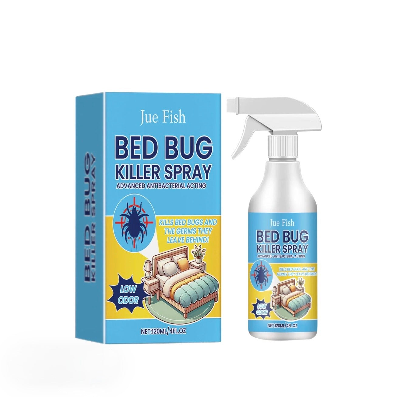SleepSafe Bed Bug Spray - Family-Safe Pest Control