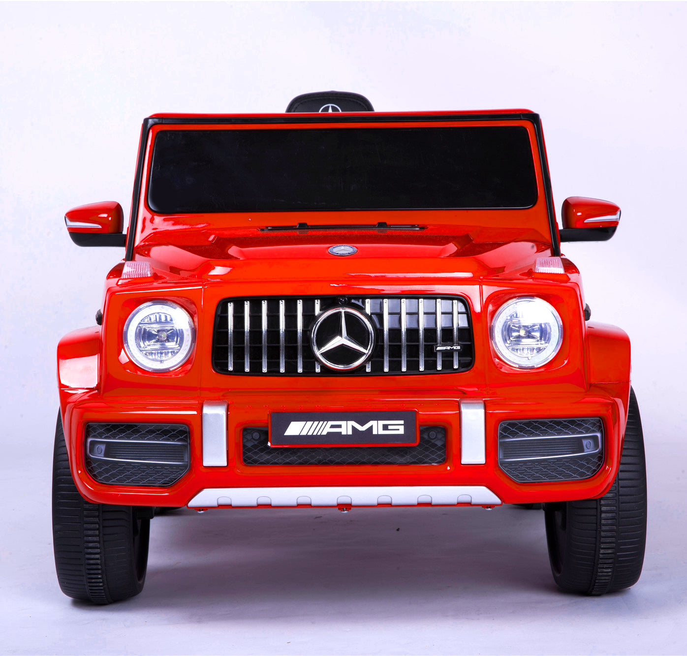 Mercedes Benz G63 Children's Electric Vehicle with Remote Control, 12V Spring Suspension, Safety Lock, and License - Korvel
