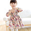 New Kids Long Sleeve Dresses Girls Flower Printed Princess Dress Summer Children Clothing 2 3 4 5 6 7 Years Girl Elegant Outfits - Korvel