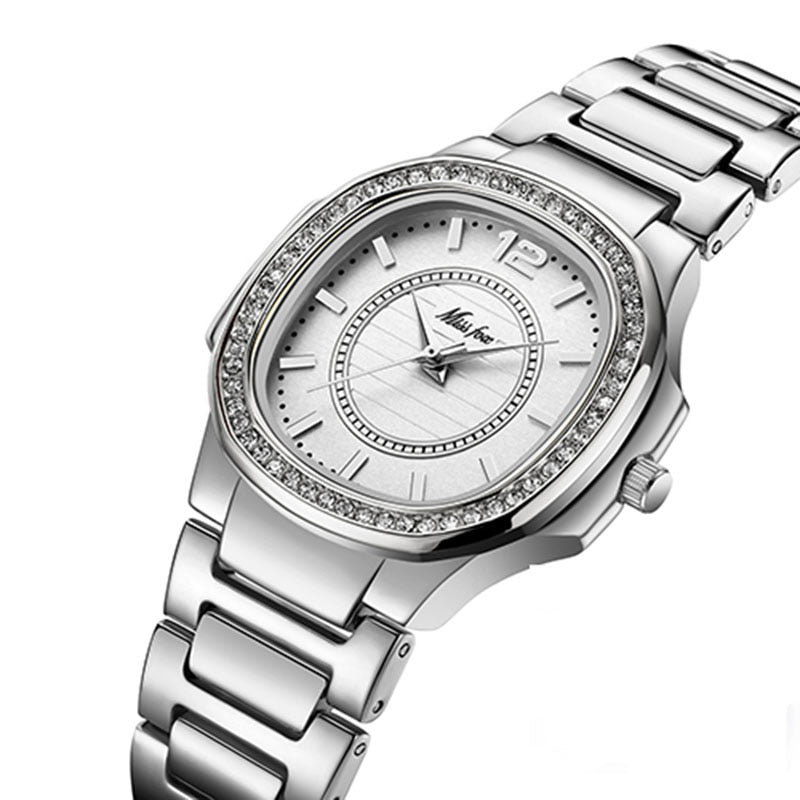 Missfox 2549 Women Watches Women Fashion Watch Geneva Designer Ladies Watch Luxury Brand Diamond Quartz Gold Wrist Watch Gifts For Women - Korvel