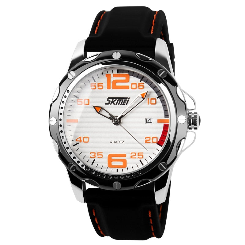 SKMEI 0992 Famous Brand  Sport Jelly Quartz Men Casual Watch Calendar Date Work For Luxury Brand Men Dress Wristwatch 30M Waterproof - Korvel