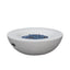 42 Inch Outdoor Concrete Propane gas Fire Pit bowl in Antique white color - Korvel