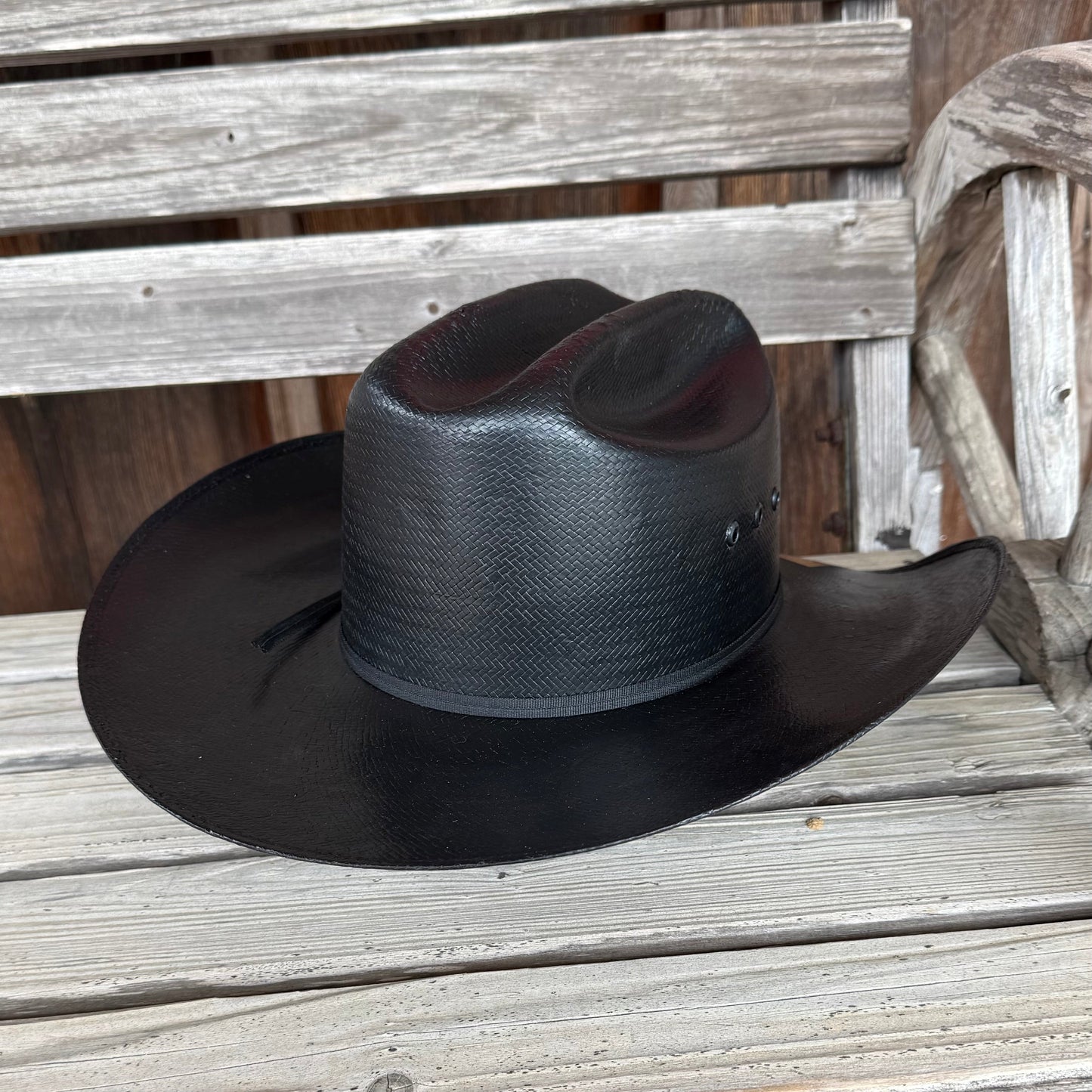 Premium 8X Black Shantung Twister Hat - Korvel