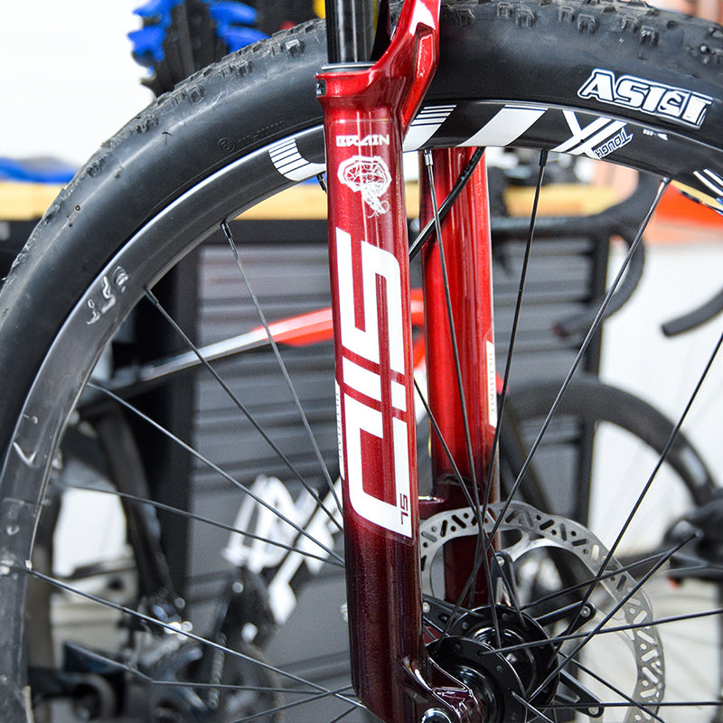 Autocollants de protection pour fourche de vélo premium