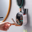 Wall Mounted Hair Dryer Holder Foldable Bathroom Wall Organizer Storage Holder Home Hair Brush Storage Bracket Hair Dryer Rack - Korvel