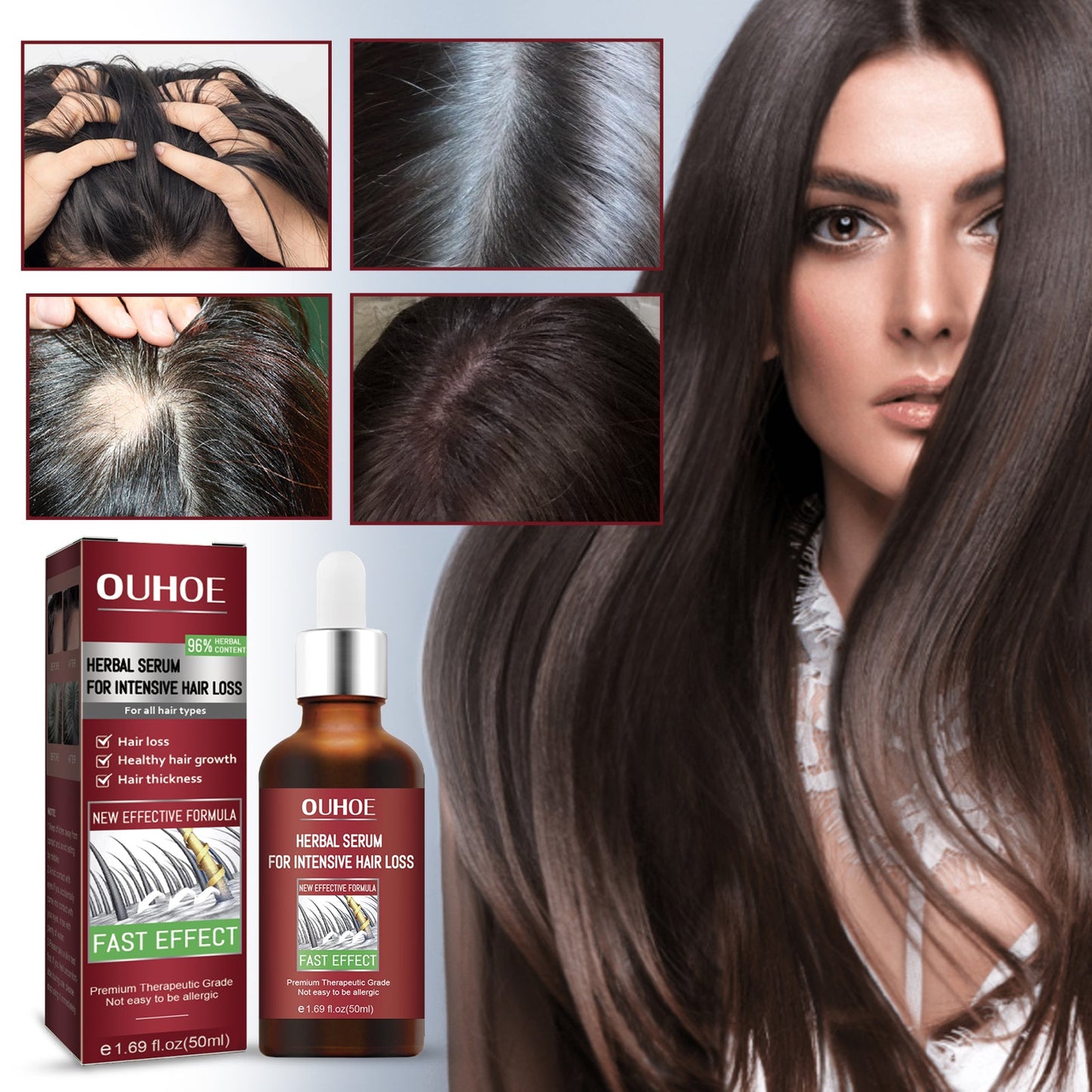 Essence Intensive pour Cheveux Nourris et Plus Forts