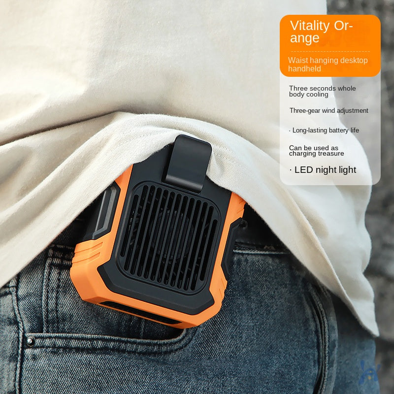 Portable USB Rechargeable Hanging Clip Fan