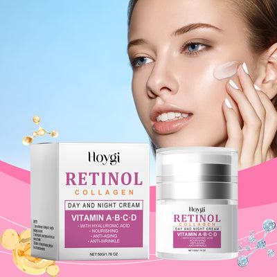 Collagen Cream Hydrating Facial Treatment Reduces Fine Lines, Brightens Skin Tone And Moisturizes Skin - Korvel
