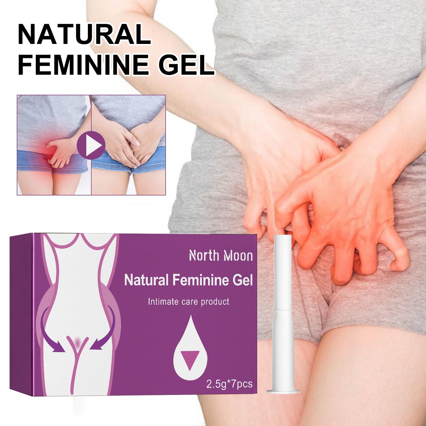 Natural Feminine Care Gel for Comfort and Freshness
