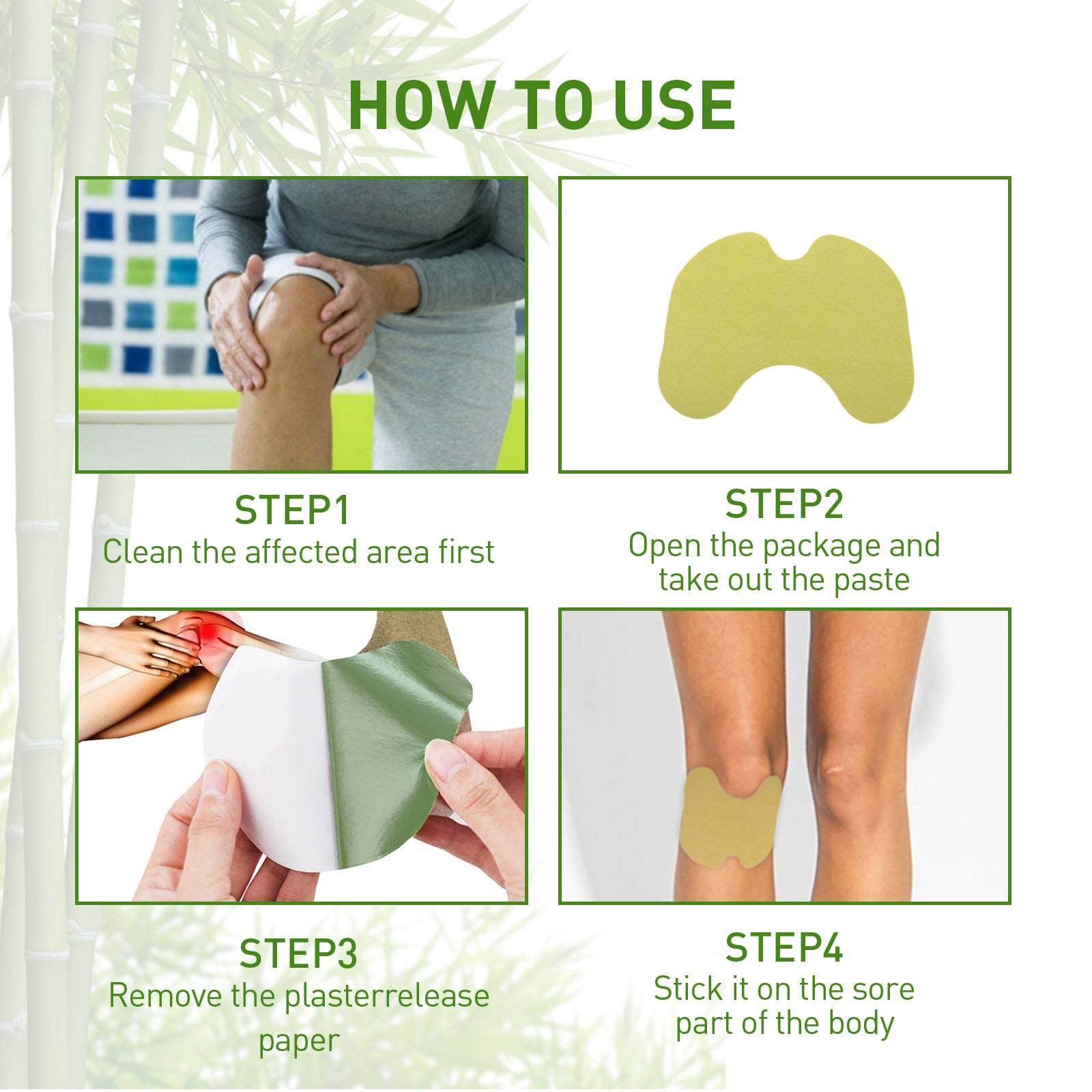 Knee Joint Care Patch Relieve Knee, Lumbar, Shoulder And Neck Joint Pain Joint Care Patch - Korvel