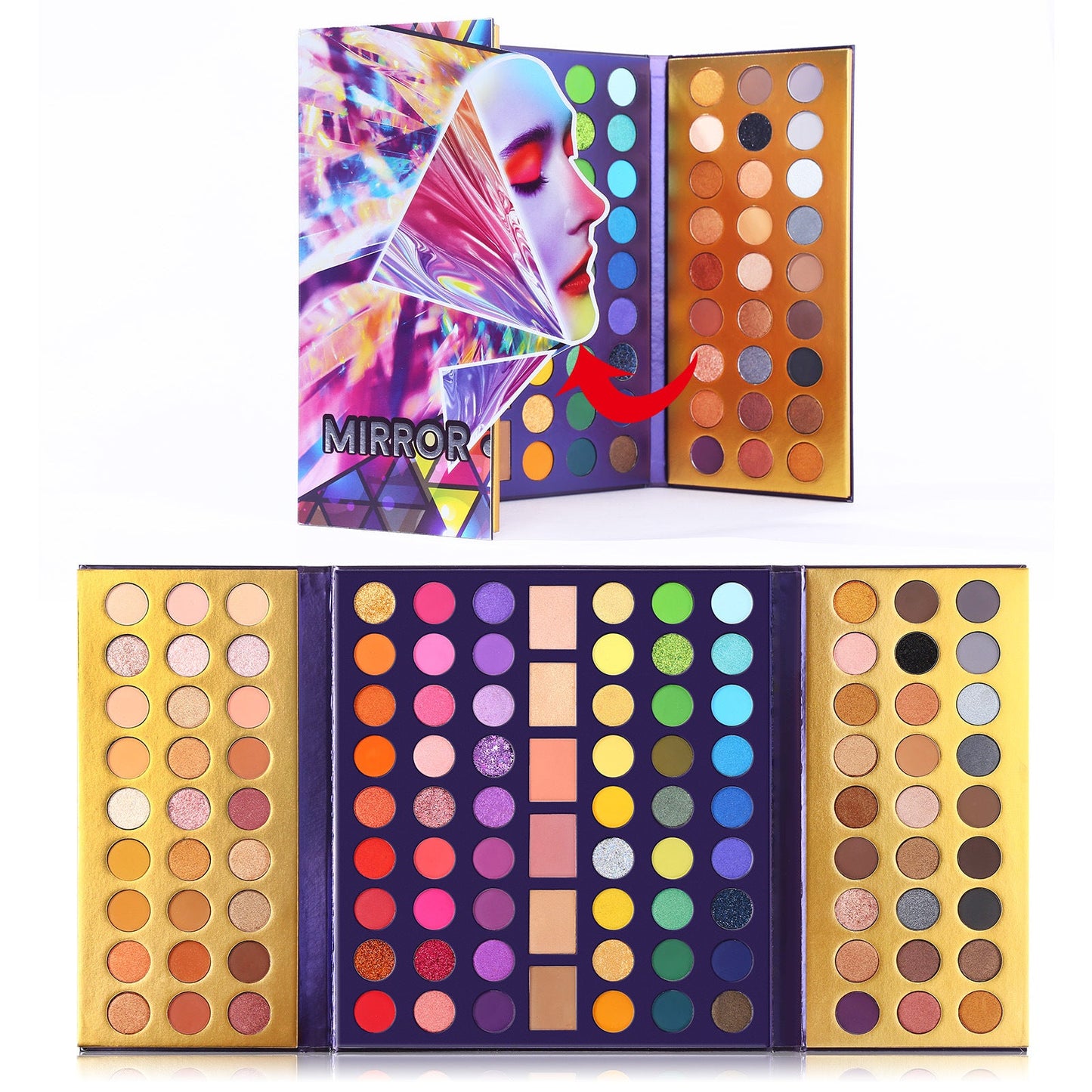 UCANBE 114 Color Magic Eye Shadow Palette