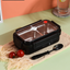 Simple and stylish portable stainless steel heat preservation and anti-scalding partition lunch box - Korvel