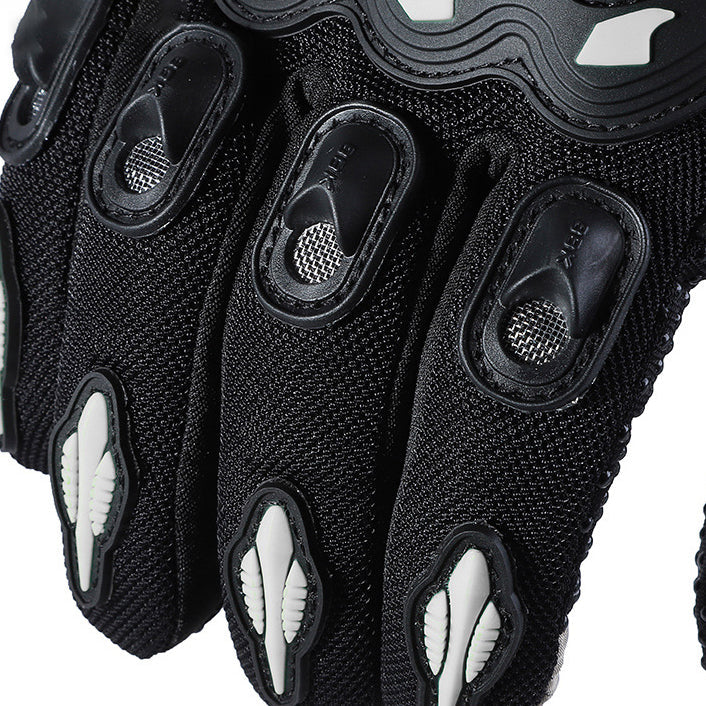 Motorcycle Riding Gloves, All Finger, Summer Breathable, Men's And Women's Electric Vehicles, Anti Fall, Anti Slip, Touch Screen - Korvel