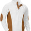 European men's casual stand up collar long sleeved corduroy sweatshirt with pit stripe - Korvel