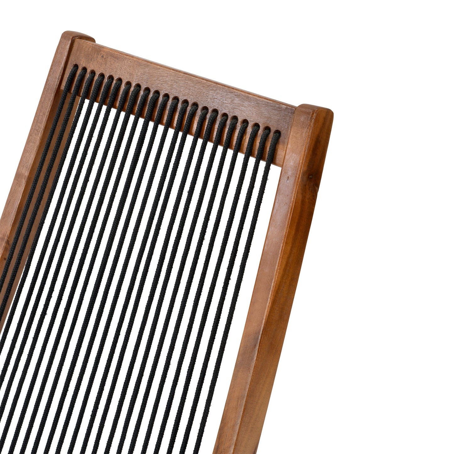 folding roping wood chair - Korvel