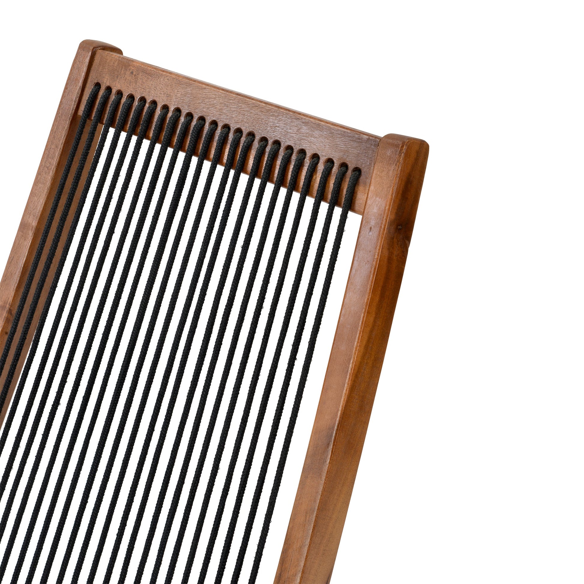 folding roping wood chair - Korvel