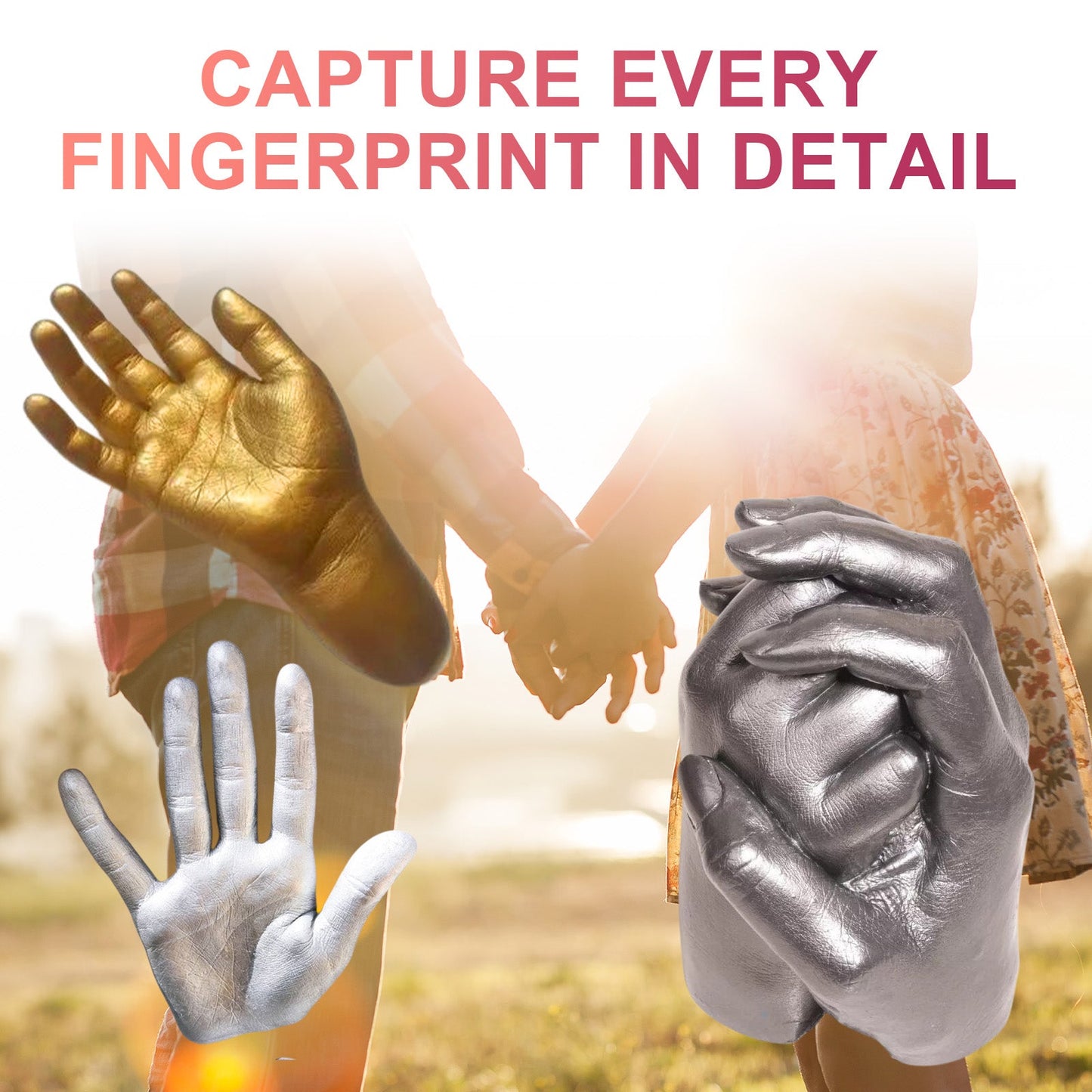 Couple Hand Model Craft Kit - Creative DIY Gift