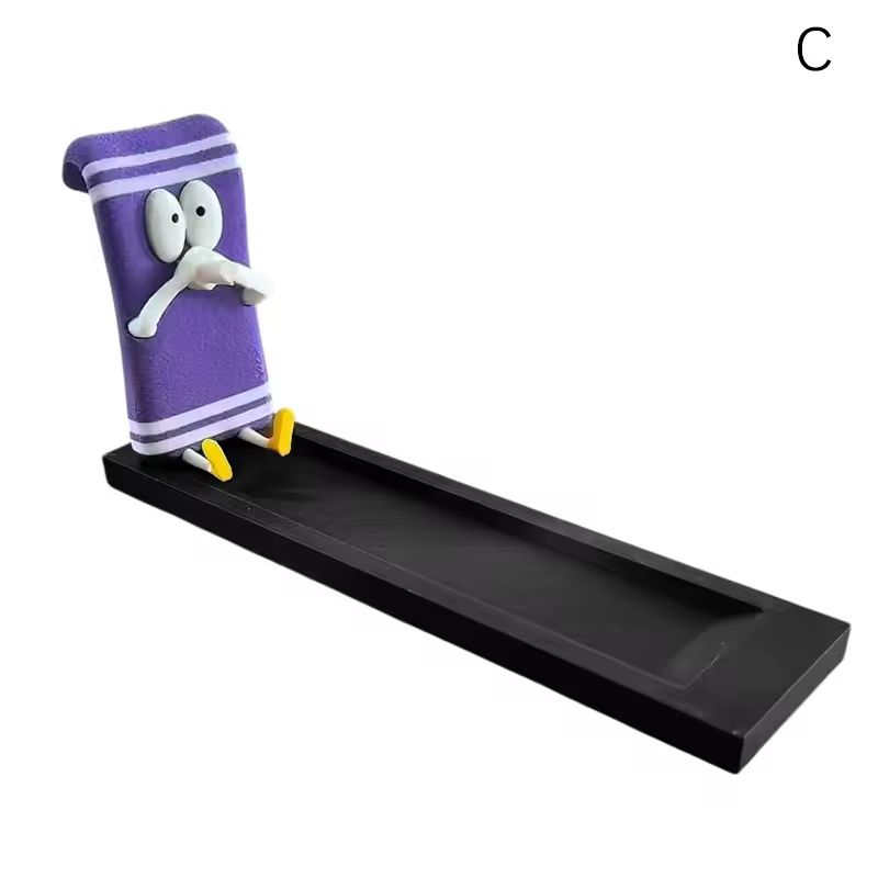 Towelie Servietsky Incense Stick Holder, realistic handmade crafts, home decor, ideal for meditation and yoga. - Korvel