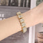Cuban chain fashion new product square rock sugar chain 13mm necklace bracelet niche hip-hop jewelry accessories - Korvel
