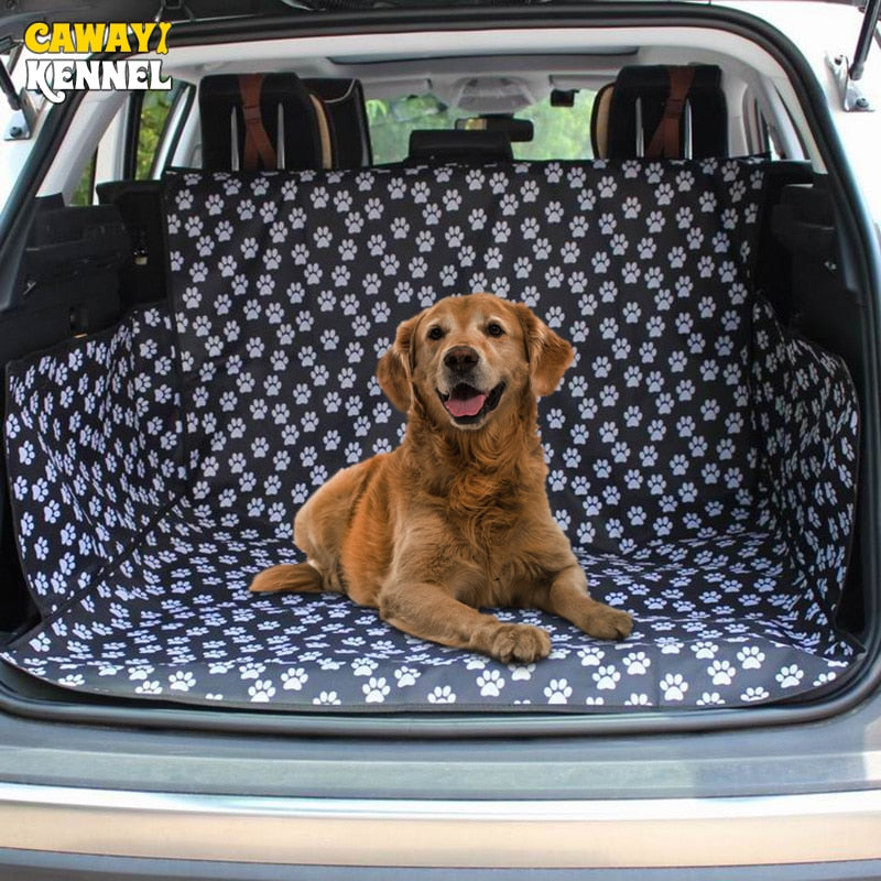 CAWAYI KENNEL Pet Carriers Dog Car Seat Cover Trunk Mat Cover Protector Carrying For Cats Dogs transportin perro autostoel hond - Korvel